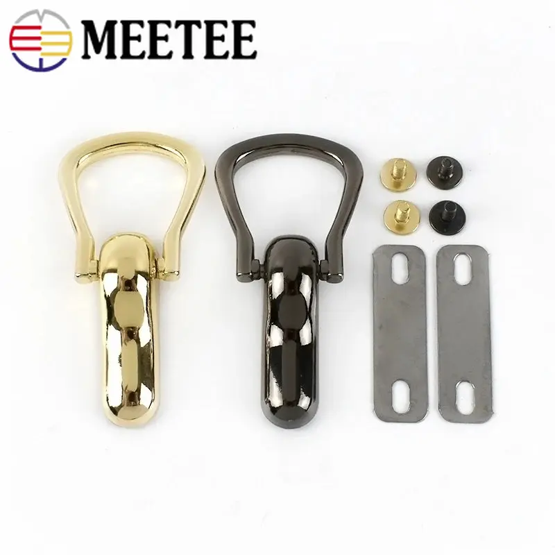 

2/4/10Pcs 23*45mm Metal Side Clip Buckle Handbag Connector Clasp Bag Strap Chain Hanger Hook Luggage Belt DIY Hardware Accessory