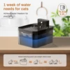 Wireless Cat Water Fountain Battery Operated Automatic Pet Water Fountain With Motion Sensor Dog Cat Water Dispenser Bowl 5