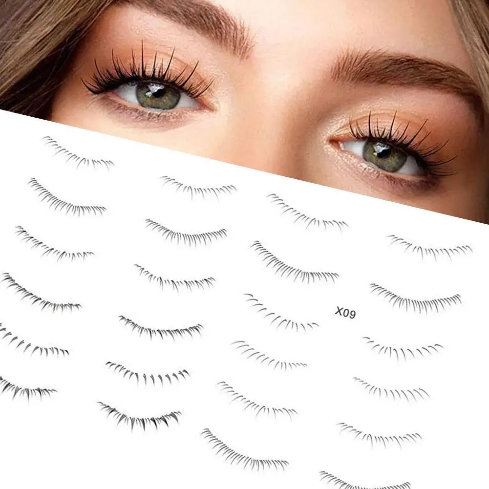 

Lower Eyelash Tattoo Patch Flat Lazy Makeup Tool Enlarge Your Eyes Symmetrical Eyelashes Disposable Tattoo Sticker Beauty Tool