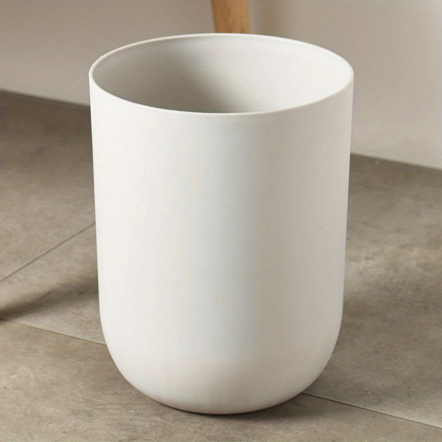 Durable Plastic Trash Can for and Office Use-Lidless Design, Multiple Colors Available, for Living Room, Bedroom, Bathr