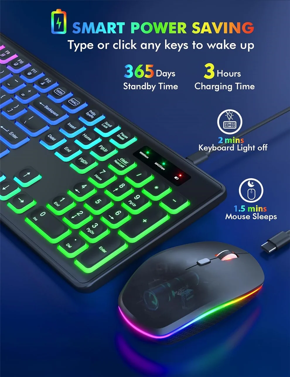 Ensemble clavier et souris sans fil rgb pour pc et ordinateur_voghion.com