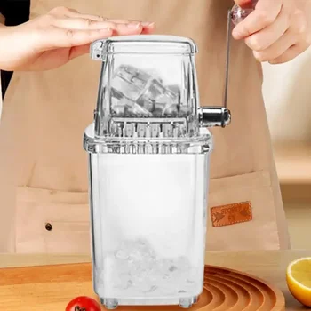 Hand Shaved Ice Machine Ice Blenders Tools Manual Ice Crusher for Home Kitchen Bar Multi-function Kitchen Supplies Portable 1