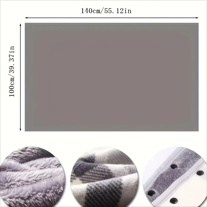 1pc Wearable Blankets Shawl Blanket Flannel Lazy Casual Office Blanket Sweater Wrap Topper Blanket Wearable Blankets Casual - 3