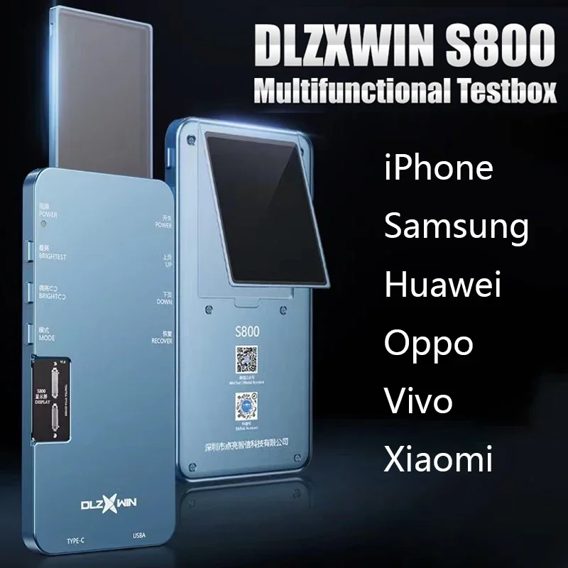 

New DL S800 Multi-funtional 6in1 LCD Screen Tester Machine for IPhone Samsung Huawei Oppo Vivo Xiaomi Test True Tone Repair Tool