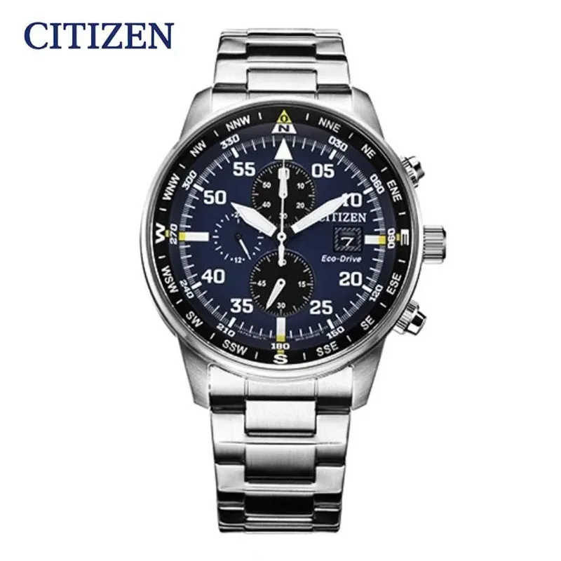 Citizen Watches For Man Luxury Brand New In Acciaio Inossidabile Dual Display Orologi Da Polso Al Quarzo Impermeabile Business Leisure Watch