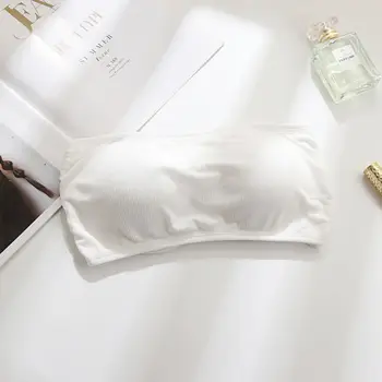 حمالة صدر بدون حمالات أنيقة من القطن، توب مثير 8