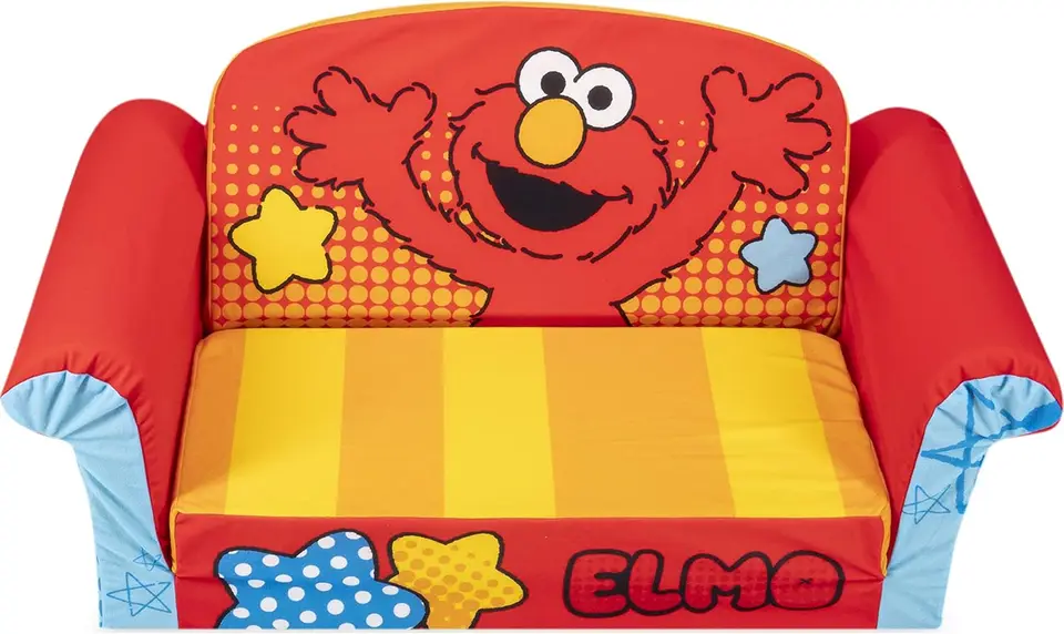 Elmo 2-in-1 Foam Couch Bed Sleeper Sofa