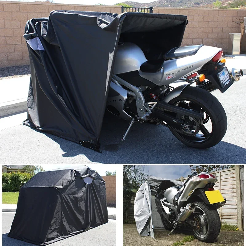 Outdoor Waterproof Scooter tent motorbike shed Bike Shield UV folda car garage Heavy duty Motorcycle Shelter Cover customcustom