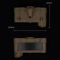 GPNVG 18 Night Vision Goggle With Battery Box Tactical Airsoft Helmet Mount Night Vision DUMMY Model Decorative Helmet Accessory 3