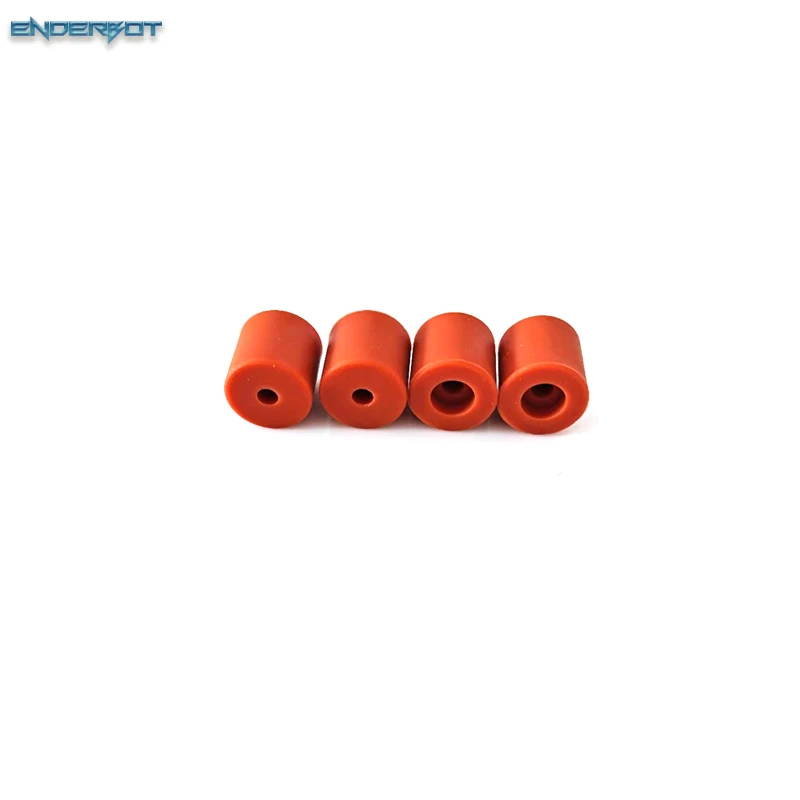 3D Printer Hot Bed Leveling Silicone Column Set 4pcs for Ender 3 CR10 CR10S series 3D Printer High Temperature Resistance high temperature silicone solid spacer hot bed leveling column for cr 10 cr10s ender 3 3d printer parts