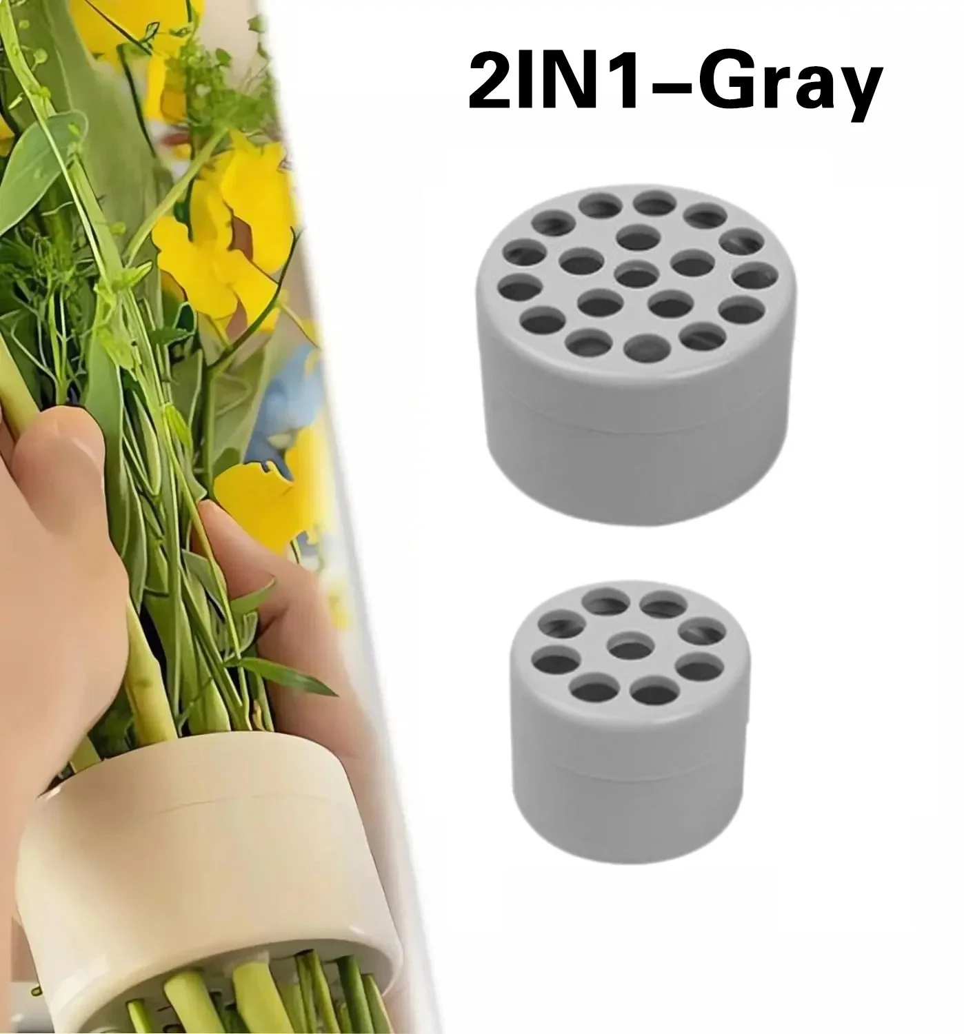 Blumenhalter Spiral Design 4 Stück - Transparente Ikebana Stielhalter Für Vasen