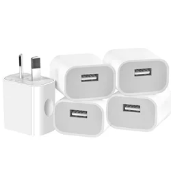 Dual Port USB Wall Charger AU Plug Power Adapter 5V/2.1A - 5pcs AU Plug