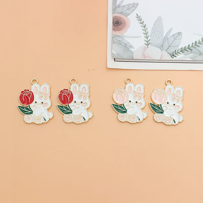 

10 шт./партия, подвески в виде Розы