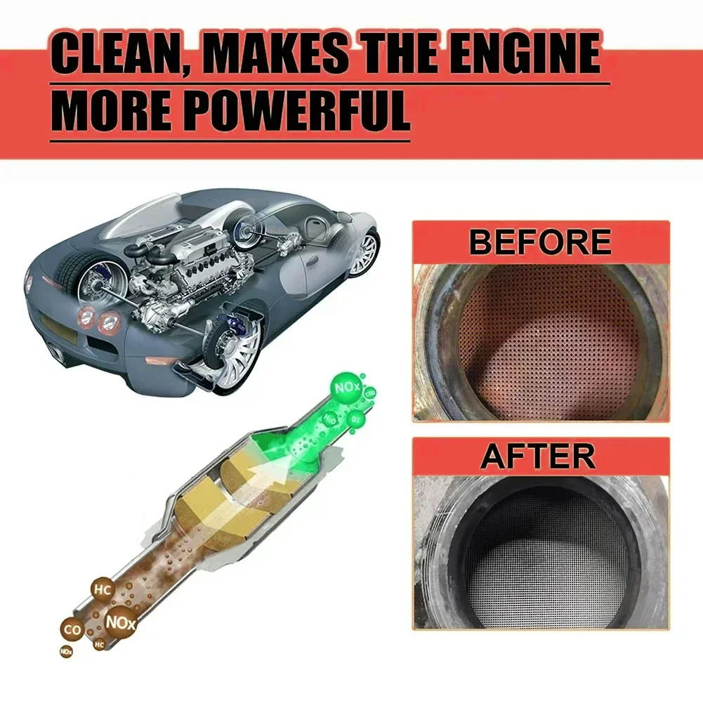 Car Catalytic Converter Cleaner Deep Cleaning Multipurpose Engine Carbon Deposit Remove Automobile Cleaning Agent catalytic converter cleaner catalytic converter engine cleaner