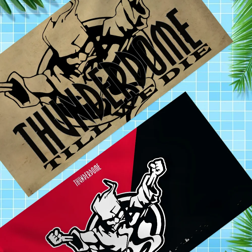 T-Thunderdome Bath Towel Microfiber Soft Water Absorbing Breathable For Girl Kids Decorative Cartoon Beach Towel 2