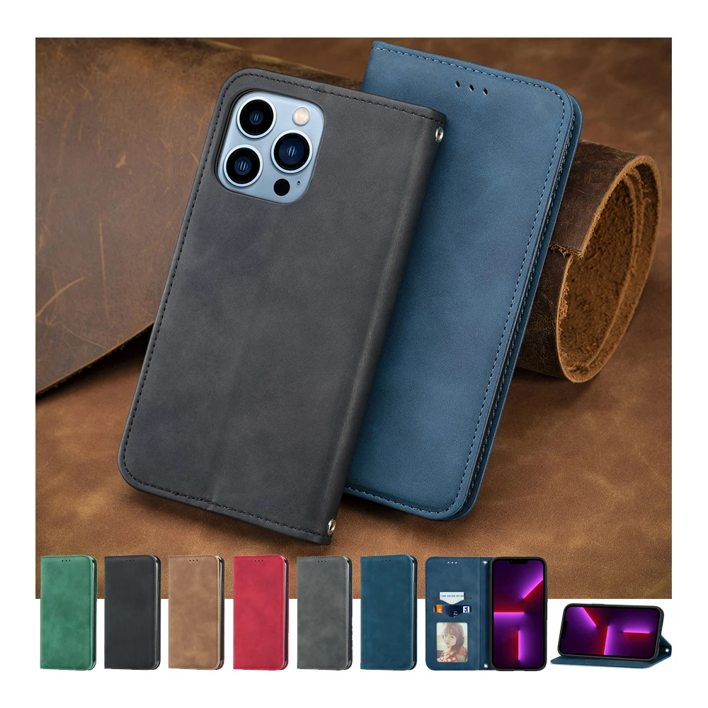 

Business Leather Wallet Case Cover For OPPO K9 Pro K9S Reno7 Reno6 Pro Plus Reno 6 Z A16K A16 A53S A54S A55 A56 A74 A95 Reno3