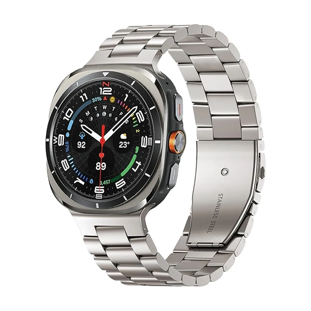 Elegant Stainless Steel Metal Strap
