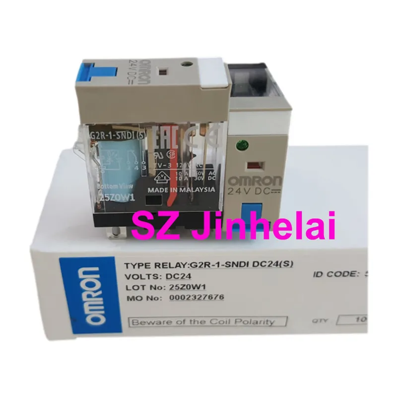 10 Pezzi Omron G2R-1-Sndi(S) 24Vdc Autentico Relè Originale Realizzato In Malesia Relè Comunicazioni G2R-1-Sndi Dc24(S)
