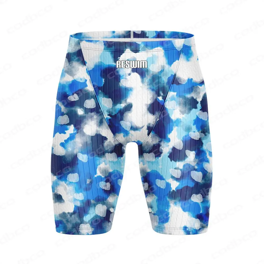 New Mens Swim Jammer Short Endurance Athletic Training Swimsuit Summer Bathing Suit Beach Swimming Trunks Swimwear Tights Shorts