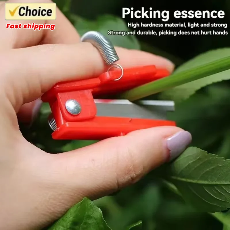 Vegetable Cutter Garden Tool Vegetable Picking Guillotine Knife Thumb Knife Pruning Leaf Cutting Scissors 1-80pcs