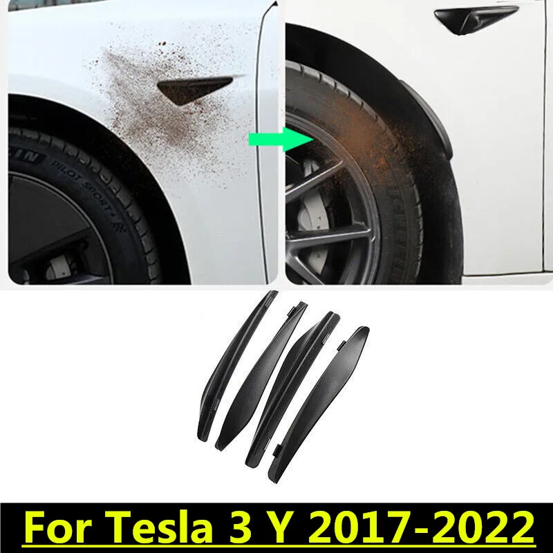 

4 шт., брызговики для камеры Tesla 3 Y 2017 2018 2019 2020 2021 2022