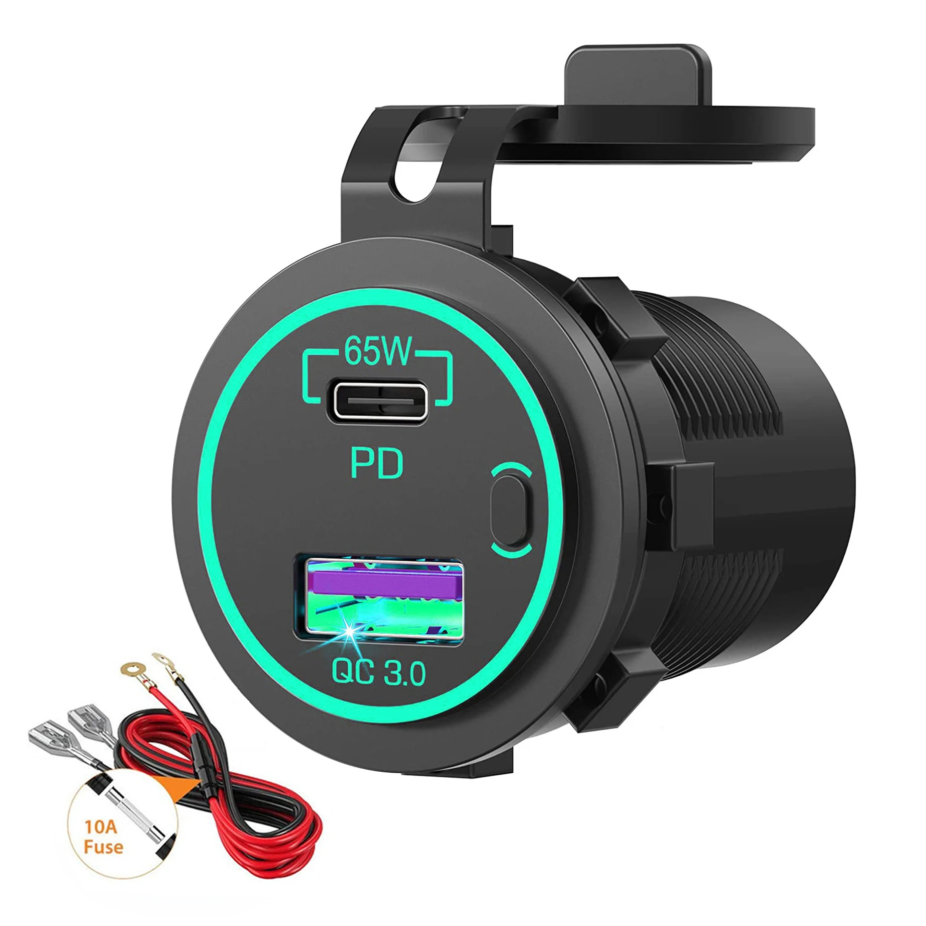 83W Green with Cable