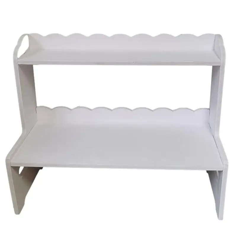 

Стеллаж для приправ, органайзер, бытовая полка для дисплея с двухуровневой стойкой, органайзер на верхнюю полку, компактная Стойка для приправ