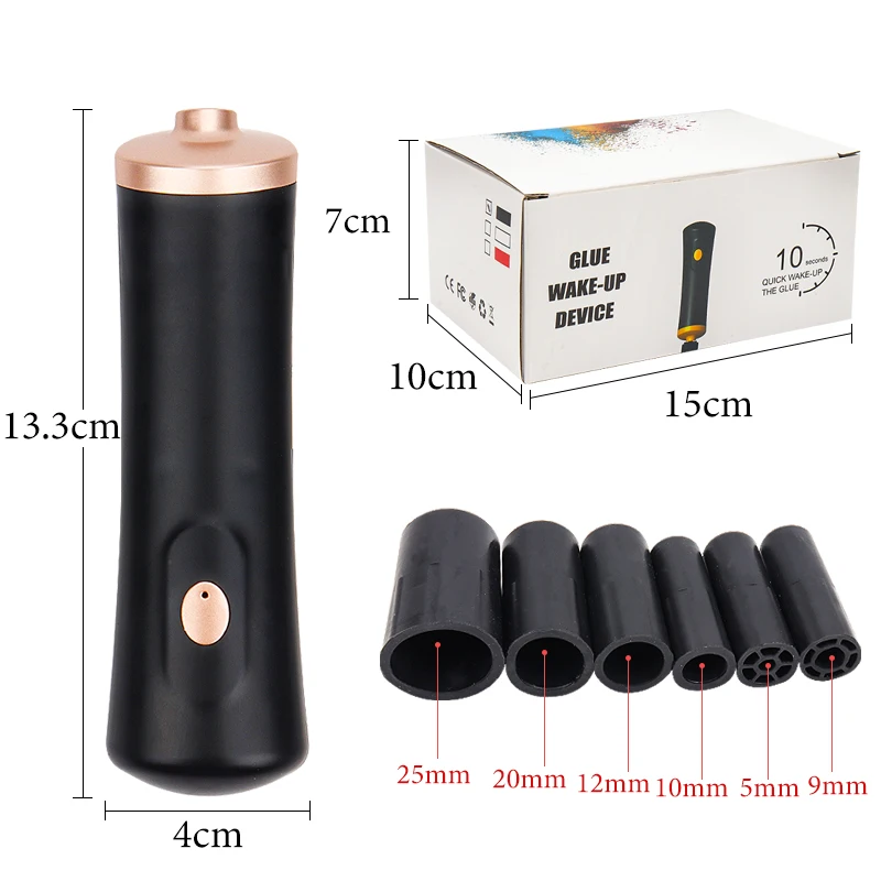 Wimper Lijm Shaker Elektrische Wake-Up Apparaat Voor Nagellak Tattoo Inkt Pigment Vloeibare Schudden Machine Wimper Lijm Make gereedschap