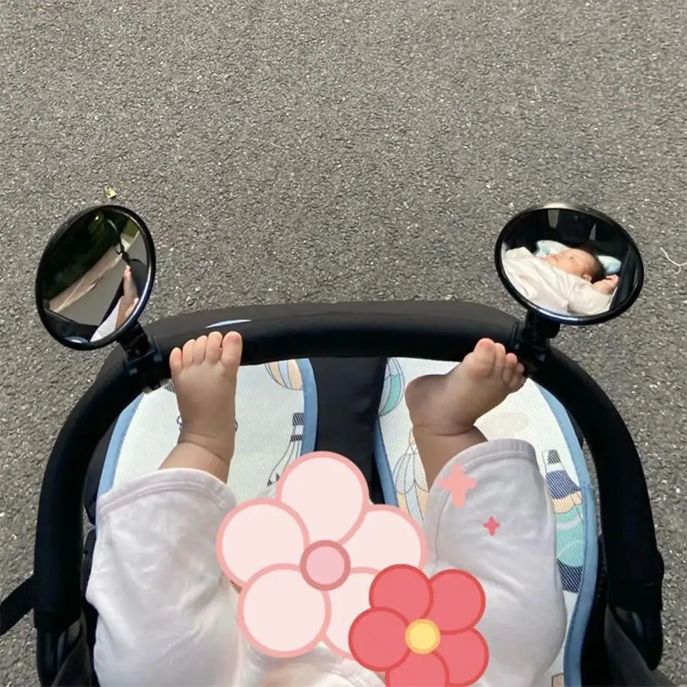 1 쌍의 자전거 백미러 전기 스쿠터 백미러 스쿠터용 백미러 오토바이 자전거 액세서리
