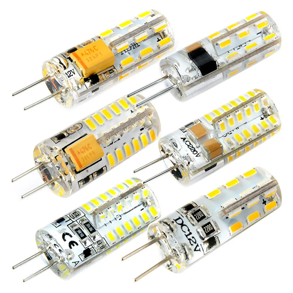 

DC Chandelier 360 Beam Angle Warm Cool White 12V AC 220V LED G4 Light 3W 6W 8W 9W G4 Lamp Light Replace Halogen G4 LED Lamp Bulb