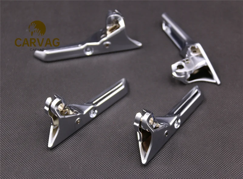 POUR RENAULT CLIO IV 2012-2019 Couvercles De Poignée De Porte Chromés