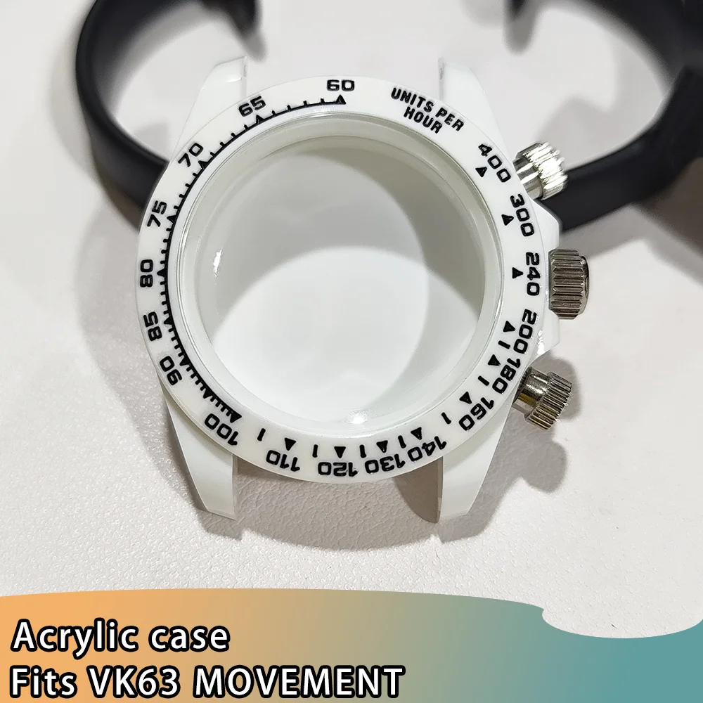 Acrylic Transparent Watch Case and Band Set - 39.5MM