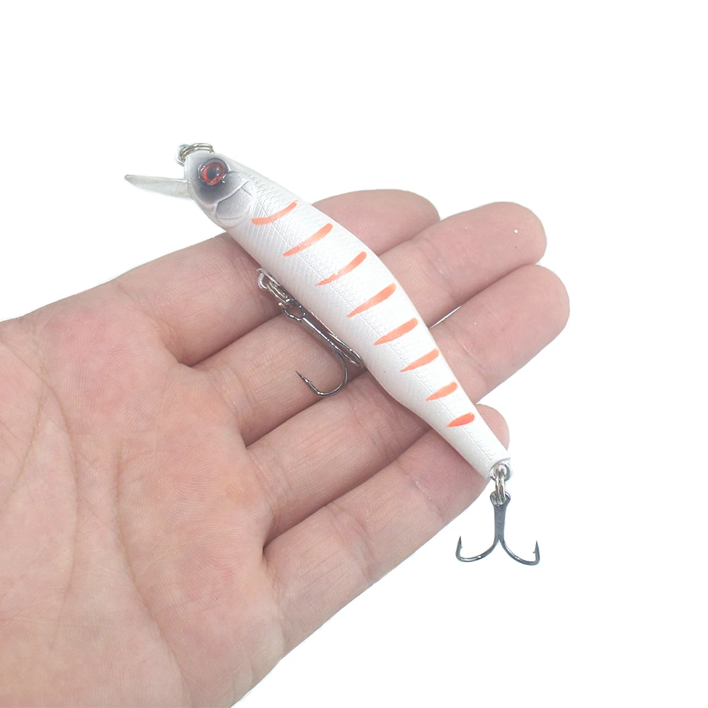 Leurre de pêche Topwater Minnow, appât dur Shoous, Wobblers artificiels, matériel de pêche au bar, 5cm, 4.5g, 1 pièce