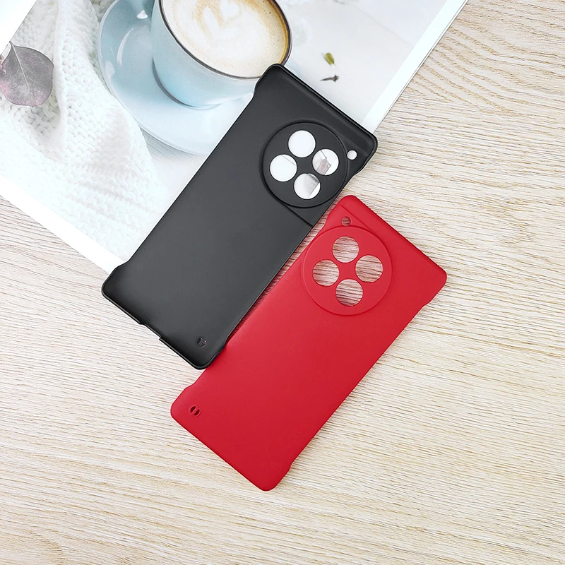 Candy Color Frameless Matte Case For OnePlus 12R Ace 3 Ace3 5G Slim Hard PC Shockproof Bumper Cover 4