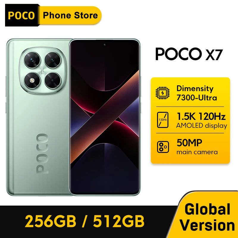 POCO X7 Smartphone Global Version 120Hz 6.67