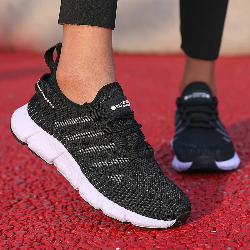 Fashion Women Running Sneakers Breathable Outdoor Lace Up Casual Shoes Women's Lightweight Tenis Feminino for Most Popular 2025