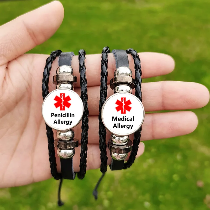 Custom Medical Alert Id Bracelet, Engraved Allergy Bracelet and Diabet –  Anavia Jewelry & Gift