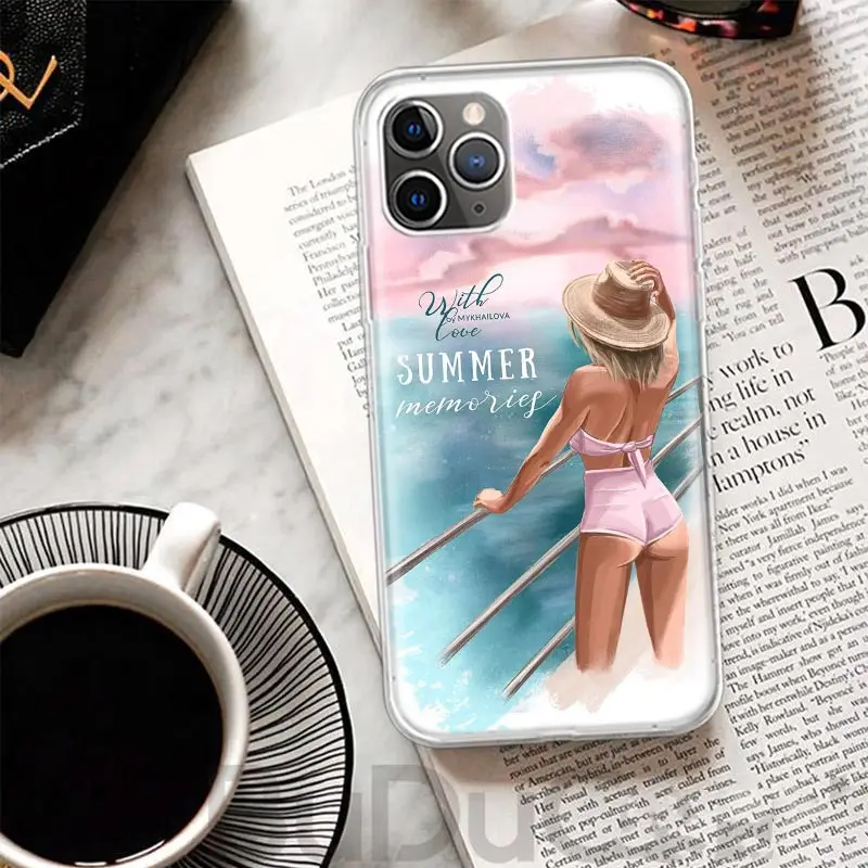 Flamingo Summer Beach Art Customized Phone Case Cover
