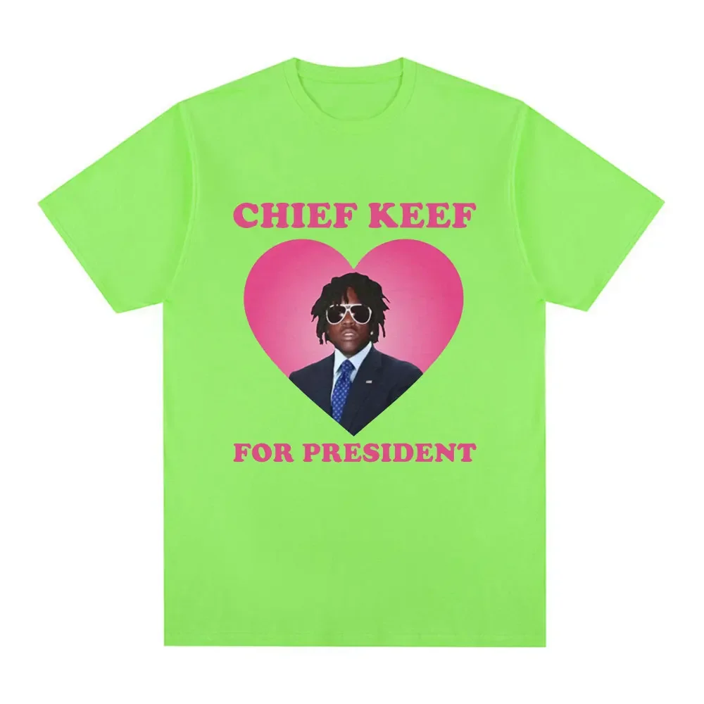 Rapper Chief Keef für Präsident T Shirt Männer Mode Casual Kurzarm T-shirt  Ästhetische Vintage Übergroßen T-shirts Streetwear - AliExpress, image size:1000x1000