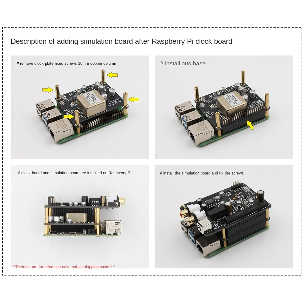 Nvarcher Hifi Audio Clock Board Ocxo Temperatura Constante Oscilador de Cristal Atualização para Raspberry pi 4b - Image 4
