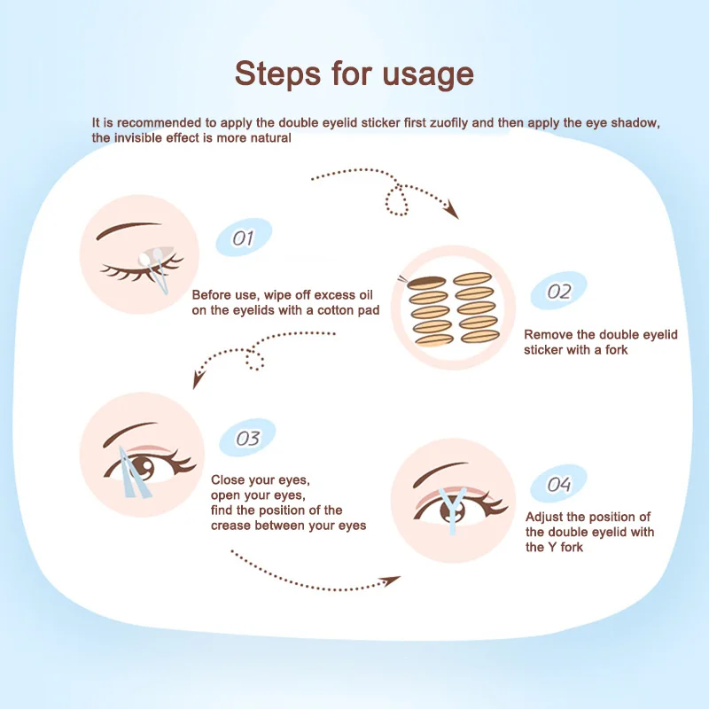 Lace Double Eyelid Stickers Natural Invisible Widening Crescent-shaped  Slender Olive-shaped Eye Makeup Tape Ladies Beauty Tools - Eyelid Tools -  AliExpress