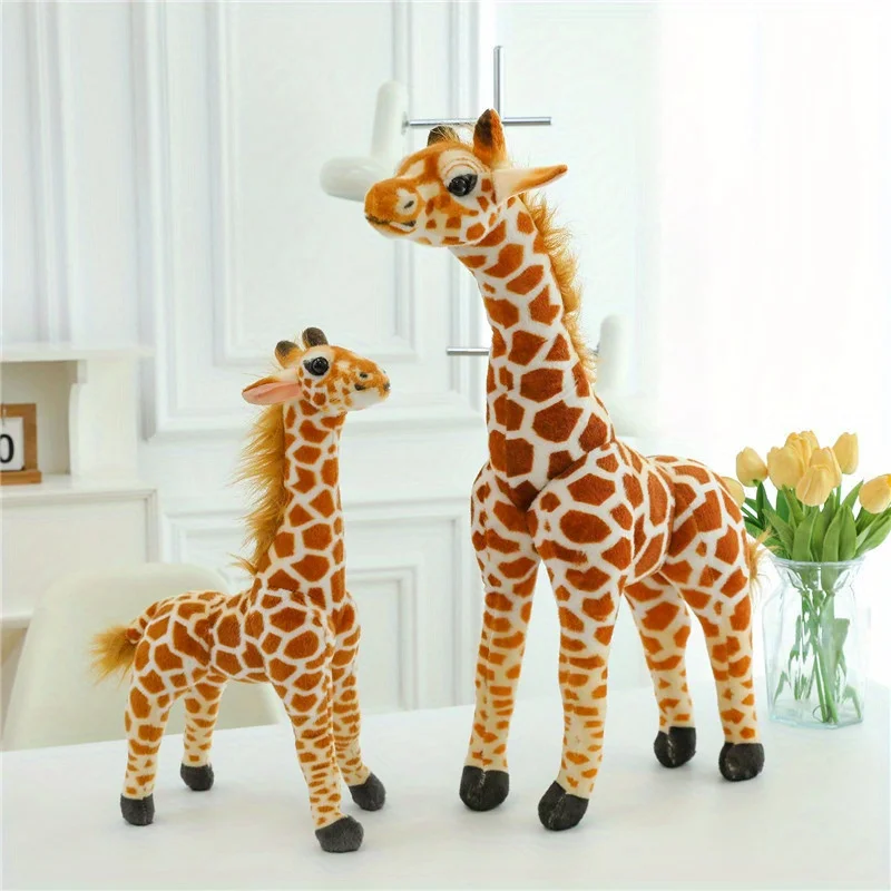 17.7inch Creative Simulation Giraffe Plush Toy Stuffed Animals Doll Giraffe Doll Living Room Ornament 4