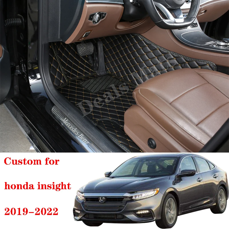 

Car Floor Mats For Honda Insight 2019 2020 2121 2022 Custom Waterproof Interior Details Carpets Auto Foot Pads Accessories