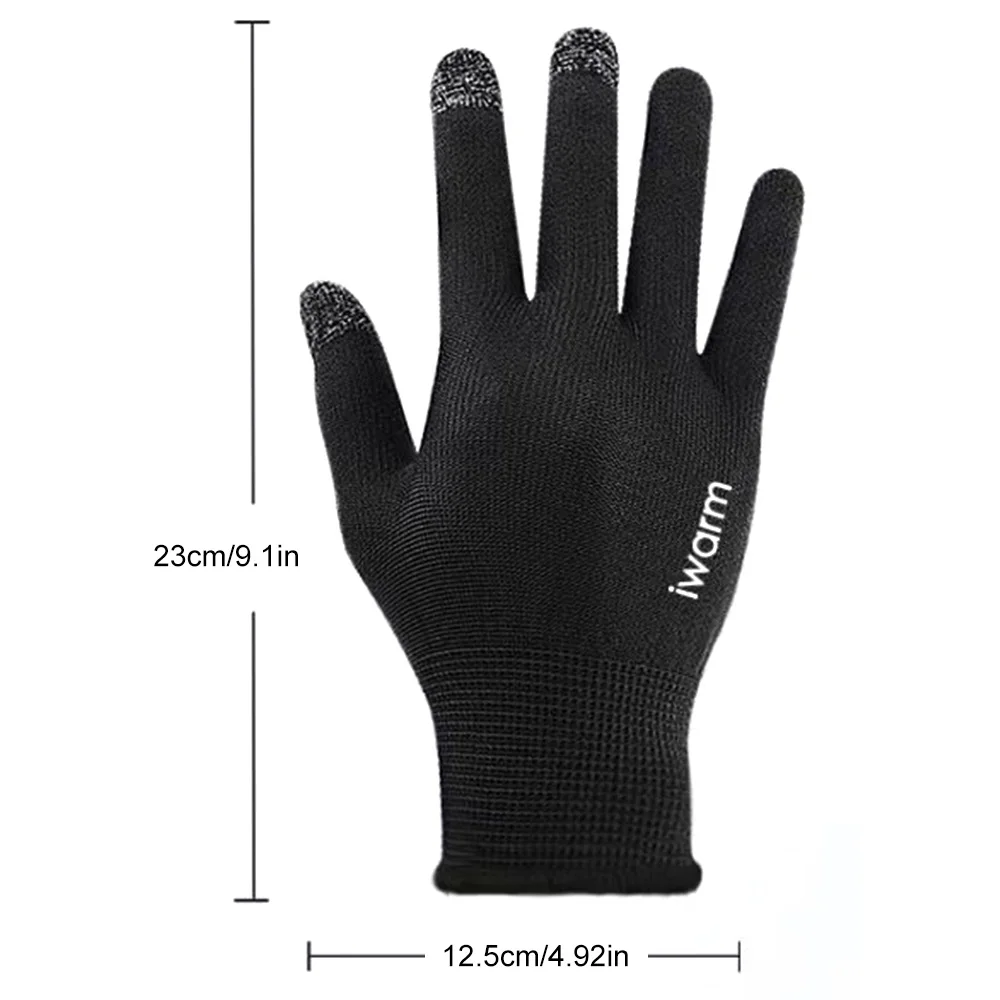 Portable Winter Warm Gloves Cycling Glove Anti-slip Thermal Fleece Touch Screen Glove Full-Finger Skiing Glove