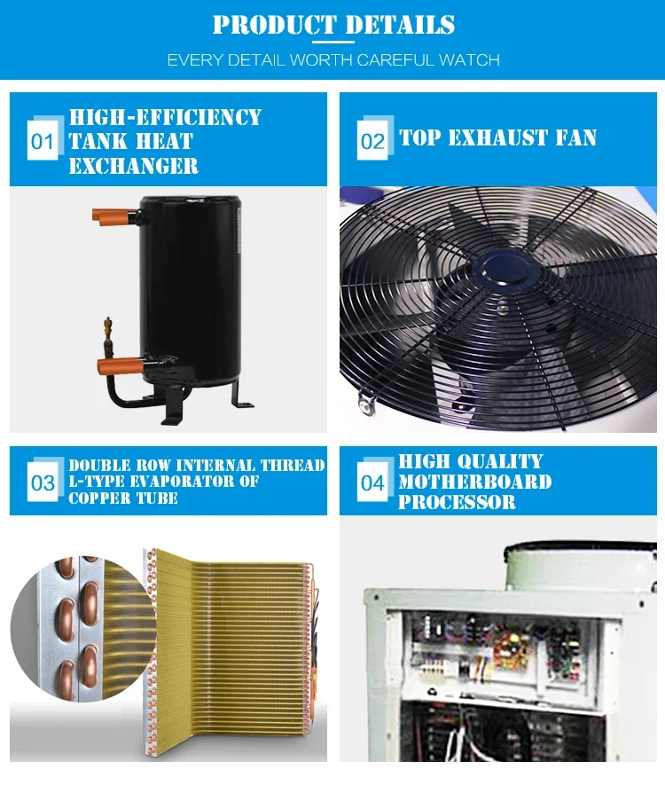 Description Picture 6 of itemPool HeaterCommercial Air Source Swimming Pool Heat Pump Water Heater FOR Hotel, School And Bath Rooms
