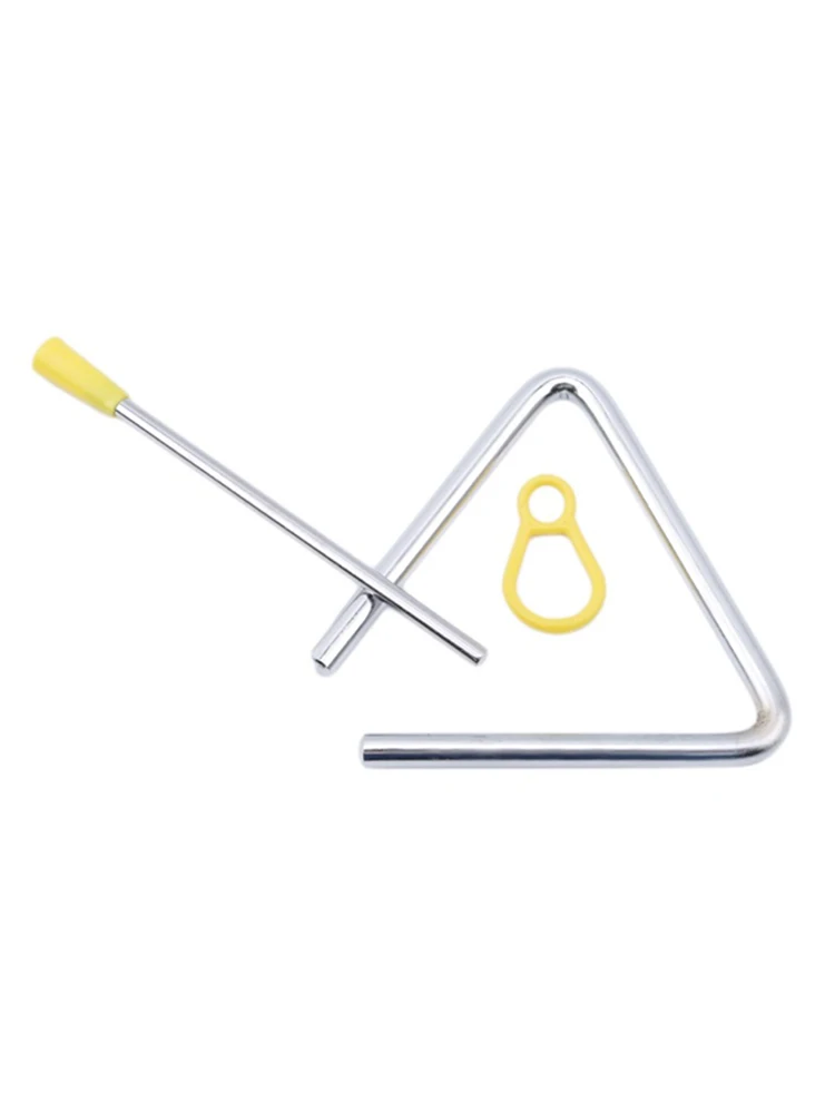 1Pc Triangle Orff Musical Instruments Band Percussion Educational Musical Triangolo for Children 4/6 inch