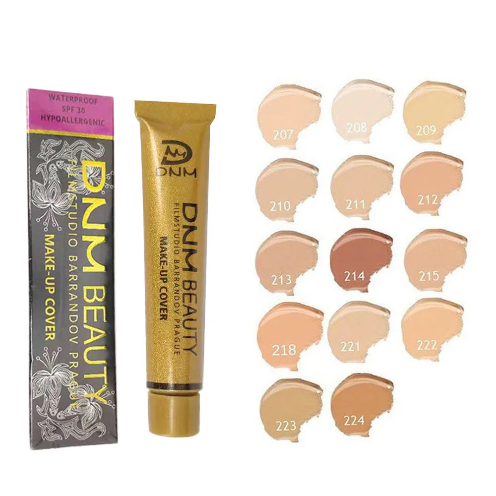 

14 Color Concealer Liquid Foundation Cream Skin Concealer Tattoo Acne Marks New Product Hua Makeup Foundation Freckles Makeup