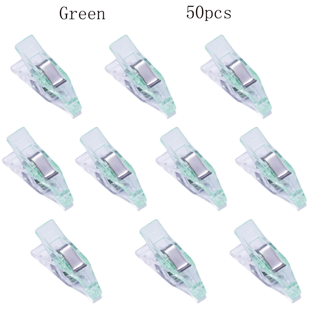 10/30/50Pcs Multipurpose Sewing Clips Colorful Binding Clips Plastic Craft Quilting Clips Sewing Craft Clamps for Sewing Binding 