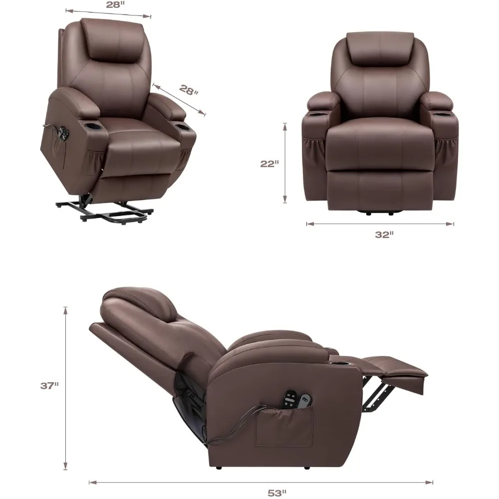 Elderly Power Lift Recliner Chair with Massage 2