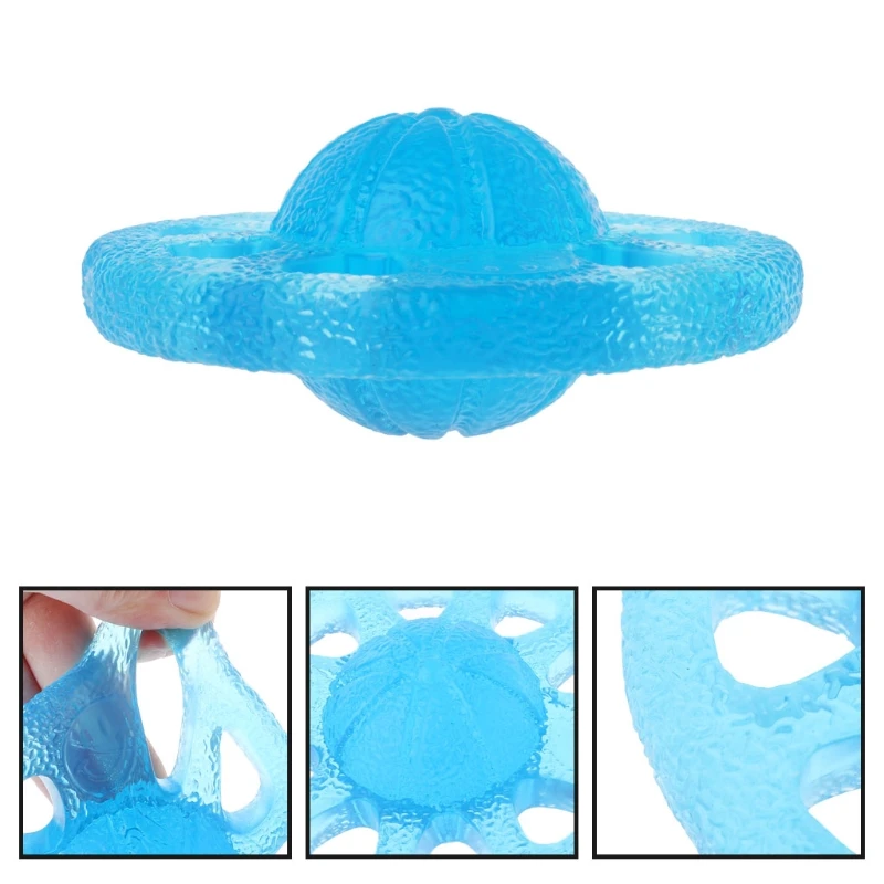 Hand Strengthener with 8 Holes, TPE, Soft, Elastic, Finger Grip Exerciser, Physical Therapy